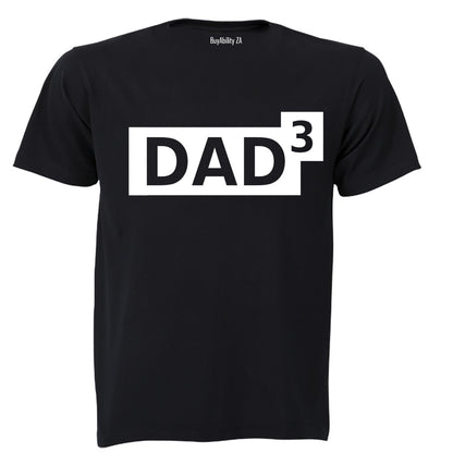 DAD to the Power of 3 - Adults - T-Shirt