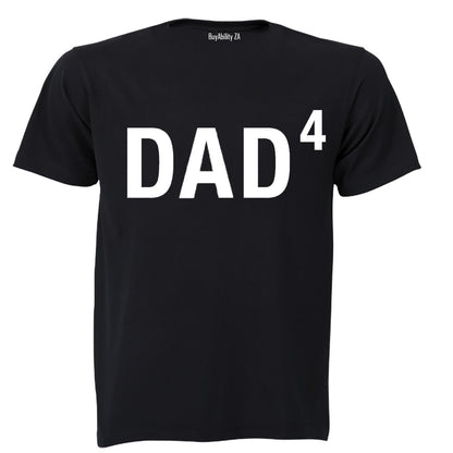 DAD to the Power of 4 - Adults - T-Shirt - BuyAbility