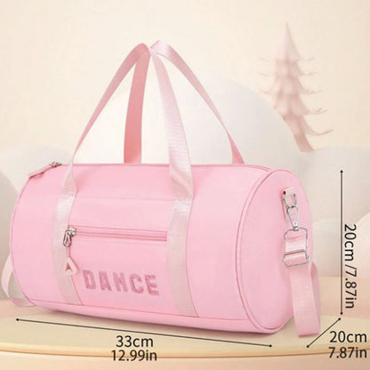 Kids Pink Barrel Dance Bag