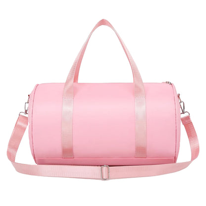 Kids Pink Barrel Dance Bag