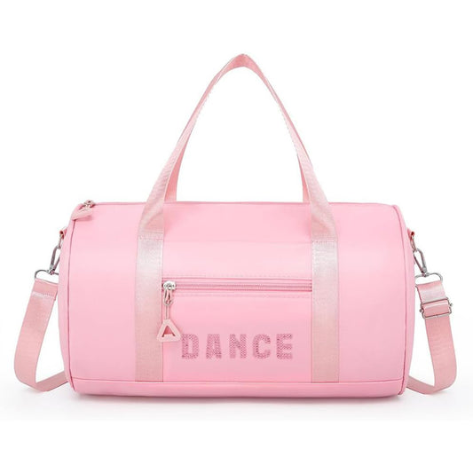 Kids Pink Barrel Dance Bag