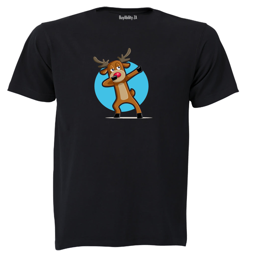 Dancing Christmas Reindeer - Kids T-Shirt