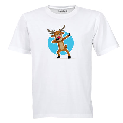 Dancing Christmas Reindeer - Kids T-Shirt