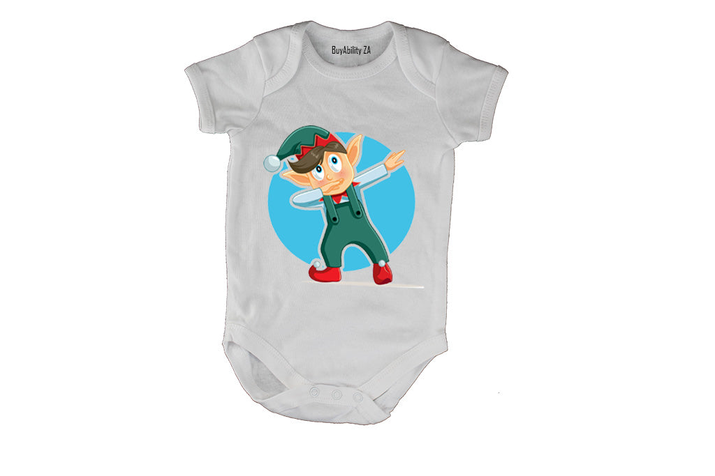 Dancing Christmas Elf - Baby Grow