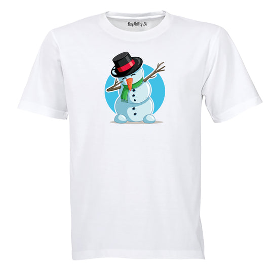Dancing Christmas Snowman - Kids T-Shirt - BuyAbility