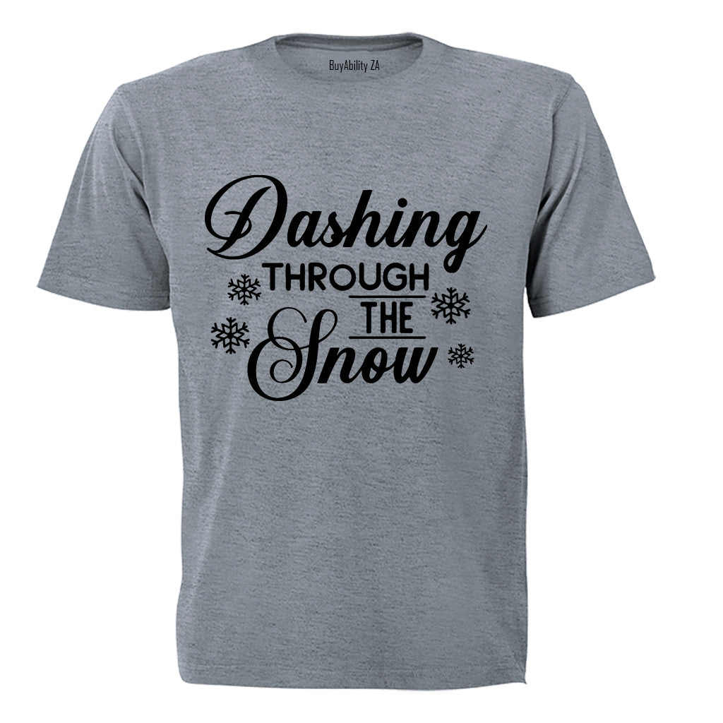 Dashing Through The Snow - Christmas - Kids T-Shirt