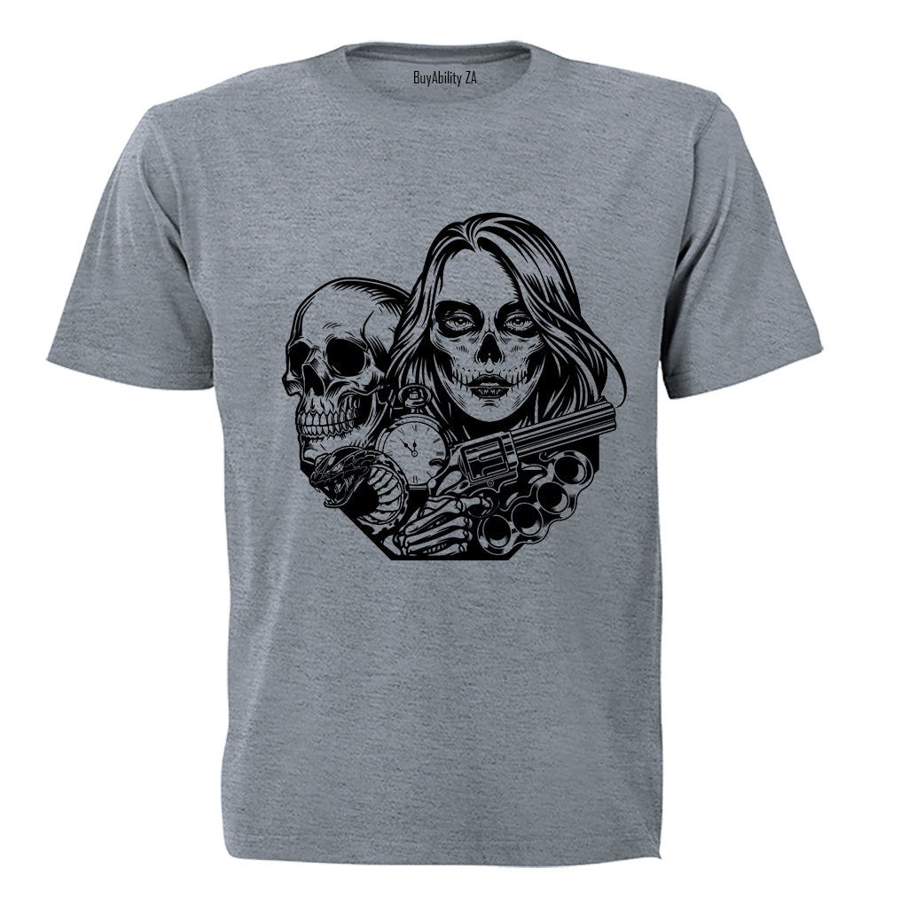 Deadly Girl - Halloween - Adults - T-Shirt