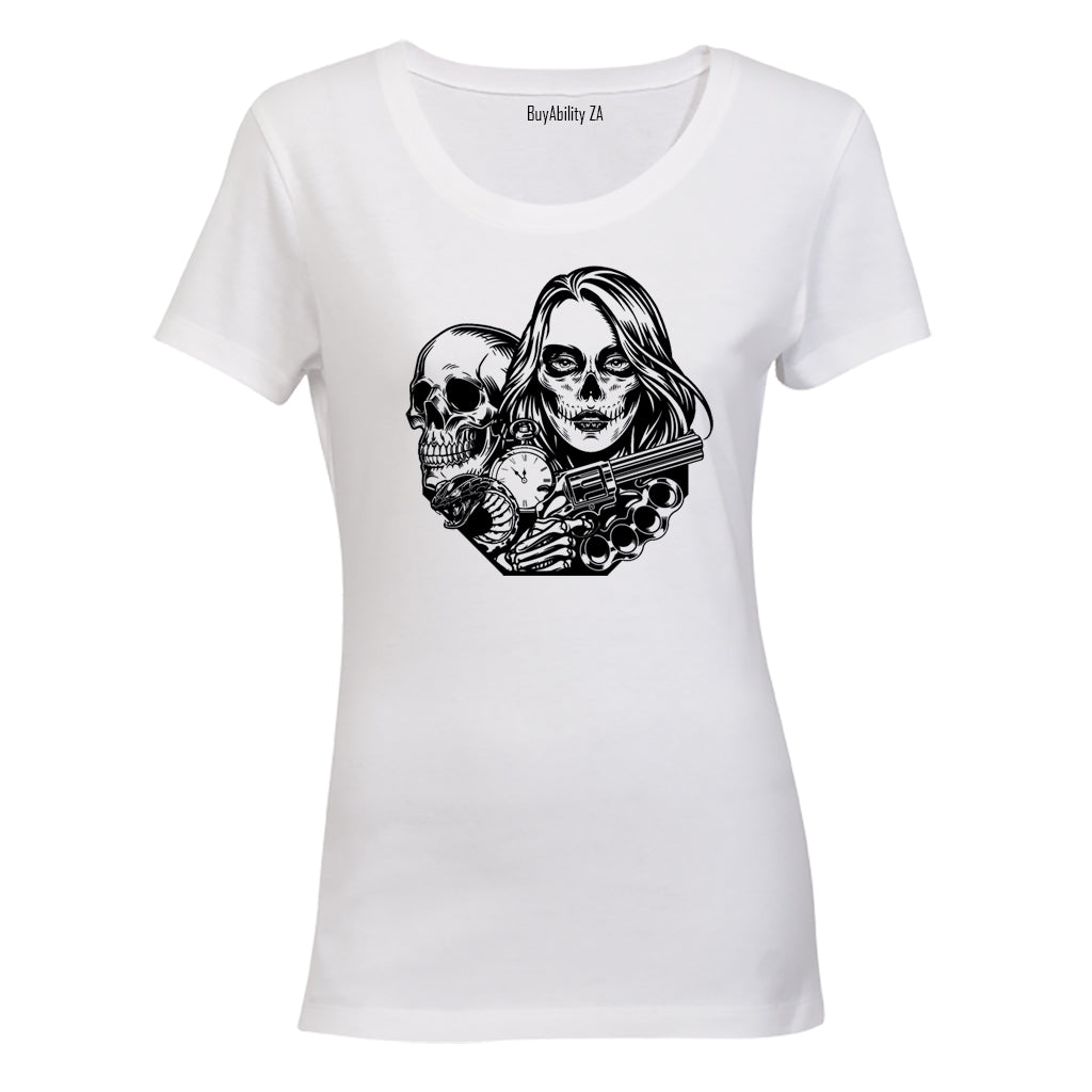 Deadly Girl - Halloween - Ladies - T-Shirt