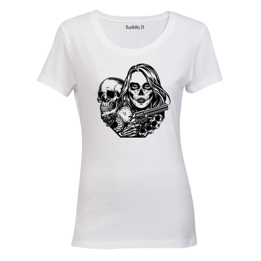 Deadly Girl - Halloween - Ladies - T-Shirt