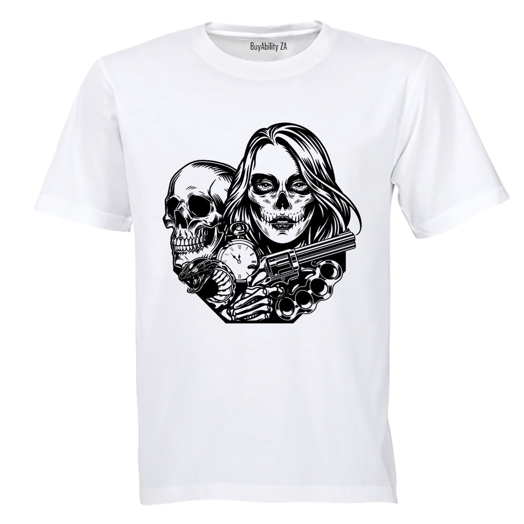 Deadly Girl - Halloween - Adults - T-Shirt