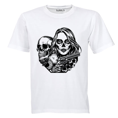 Deadly Girl - Halloween - Adults - T-Shirt