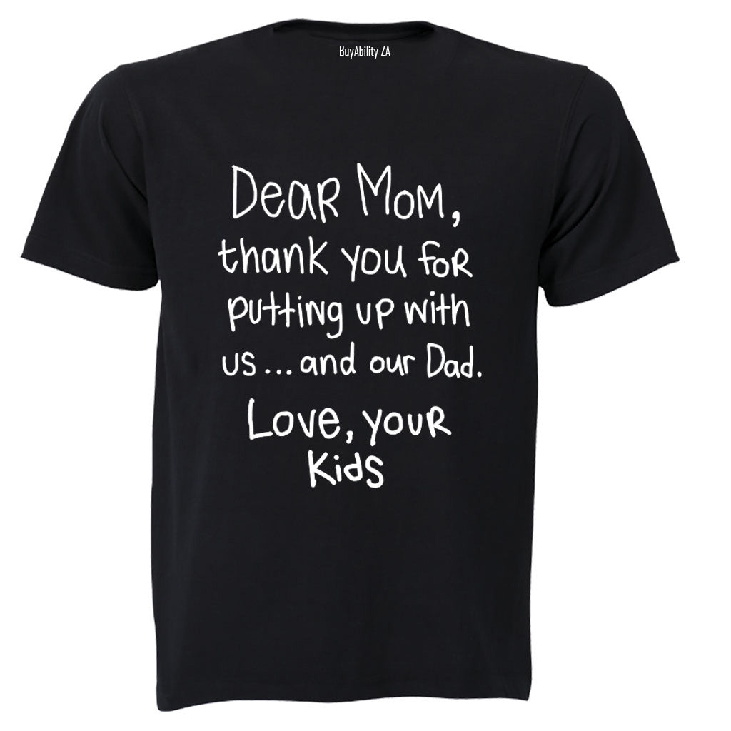 Dear Mom - Kids T-Shirt - BuyAbility