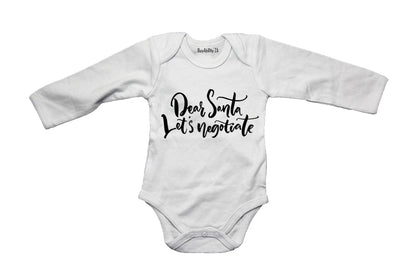 Dear Santa, Let's negotiate! - Baby Grow