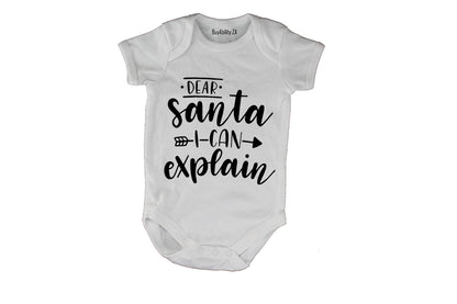Santa, I Can Explain - Baby Grow