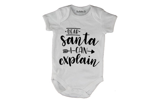 Santa, I Can Explain - Baby Grow