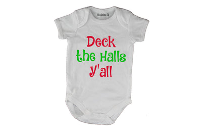 Deck the Halls Y'all! - Baby Grow - BuyAbility