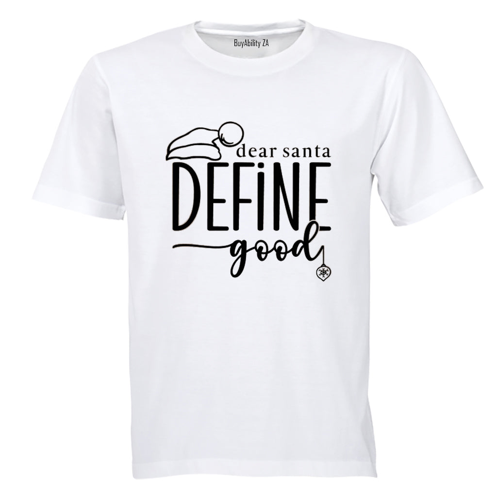 Define Good - Christmas - Adults - T-Shirt