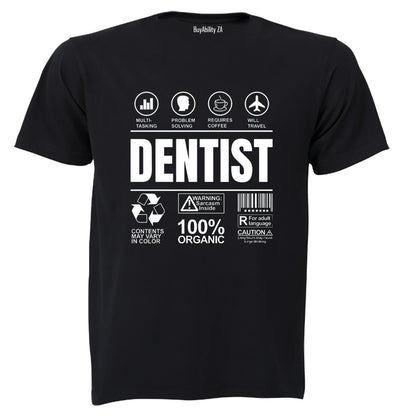 Dentist Label - Adults - T-Shirt - BuyAbility South Africa