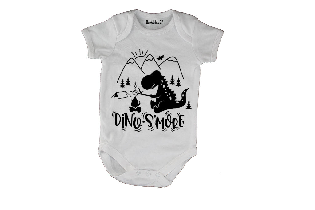 Dino S'more - Camping - Baby Grow