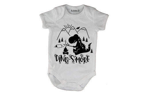 Dino S'more - Camping - Baby Grow