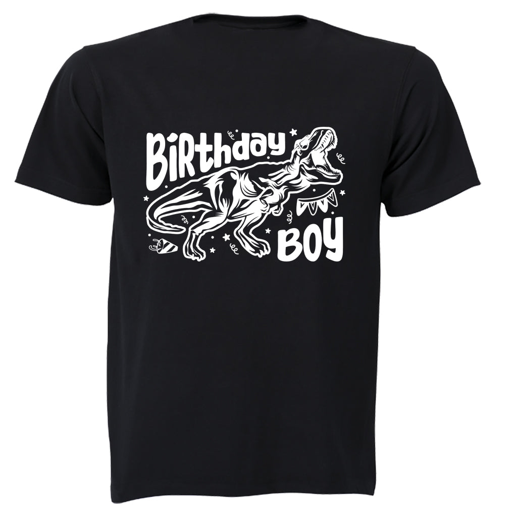 Dinosaur Birthday Boy - Kids T-Shirt - BuyAbility South Africa