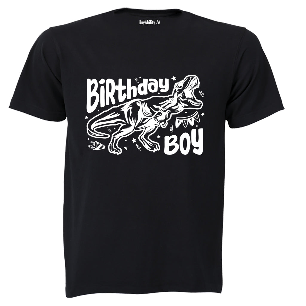 Dinosaur Birthday Boy - Kids T-Shirt