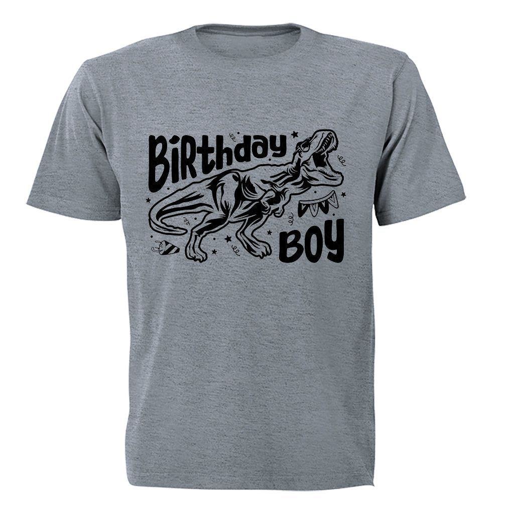 Dinosaur Birthday Boy - Kids T-Shirt - BuyAbility South Africa