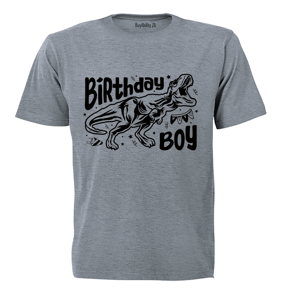 Dinosaur Birthday Boy - Kids T-Shirt