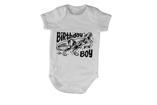 Dinosaur Birthday Boy - Baby Grow - BuyAbility South Africa