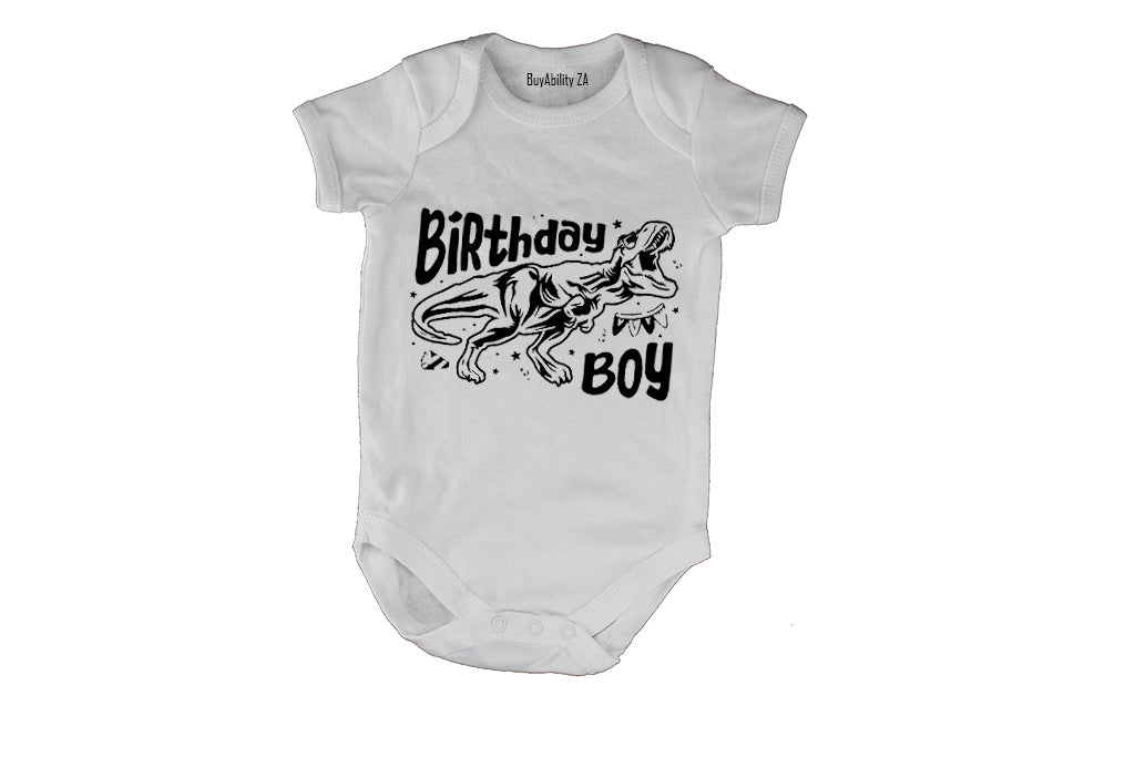 Dinosaur Birthday Boy - Baby Grow