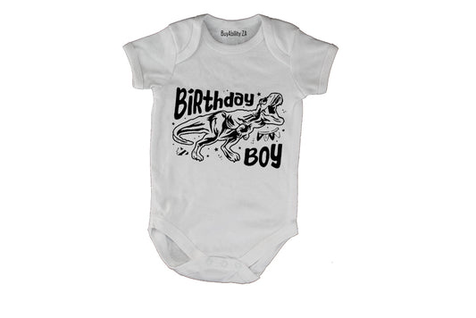 Dinosaur Birthday Boy - Baby Grow