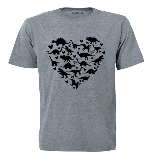 Dinosaur Heart - Kids T-Shirt