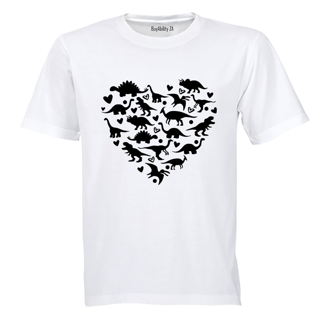Dinosaur Heart - Kids T-Shirt