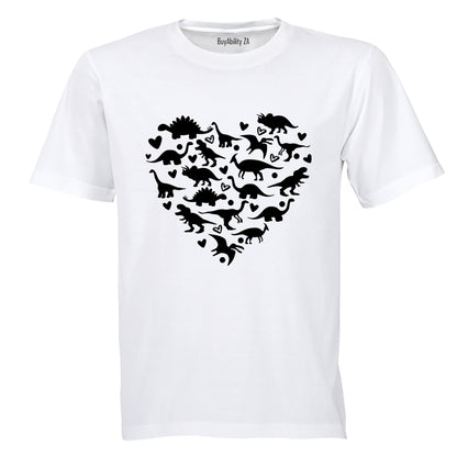 Dinosaur Heart - Kids T-Shirt