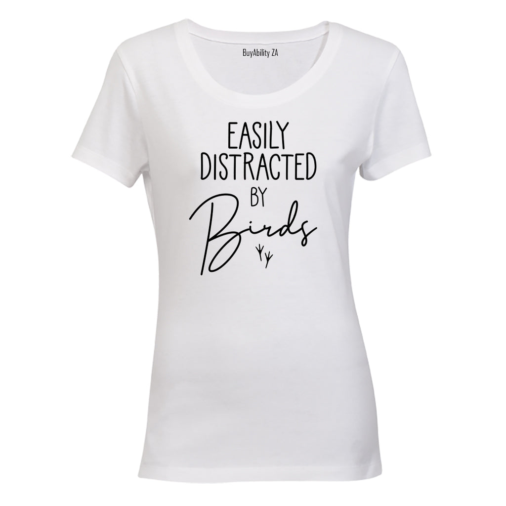 Distracted by Birds - Ladies - T-Shirt