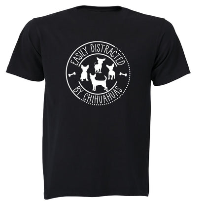 Distracted By Chihuahuas - Adults - T-Shirt - BuyAbility South Africa
