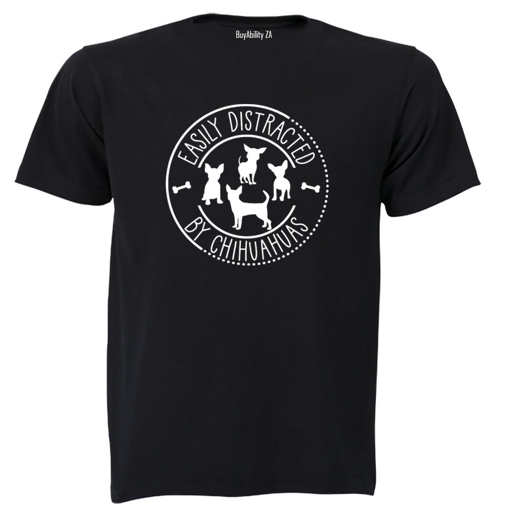 Distracted By Chihuahuas - Kids T-Shirt