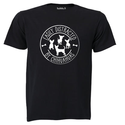 Distracted By Chihuahuas - Kids T-Shirt