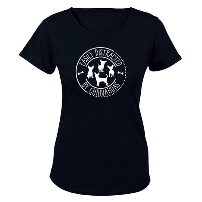 Distracted By Chihuahuas - Ladies - T-Shirt - BuyAbility South Africa