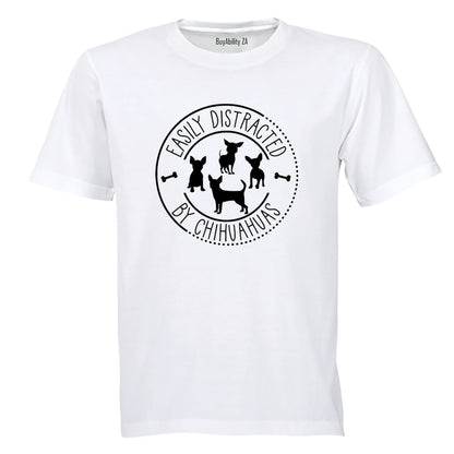 Distracted By Chihuahuas - Kids T-Shirt