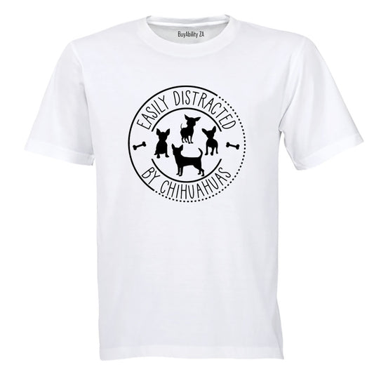 Distracted By Chihuahuas - Kids T-Shirt