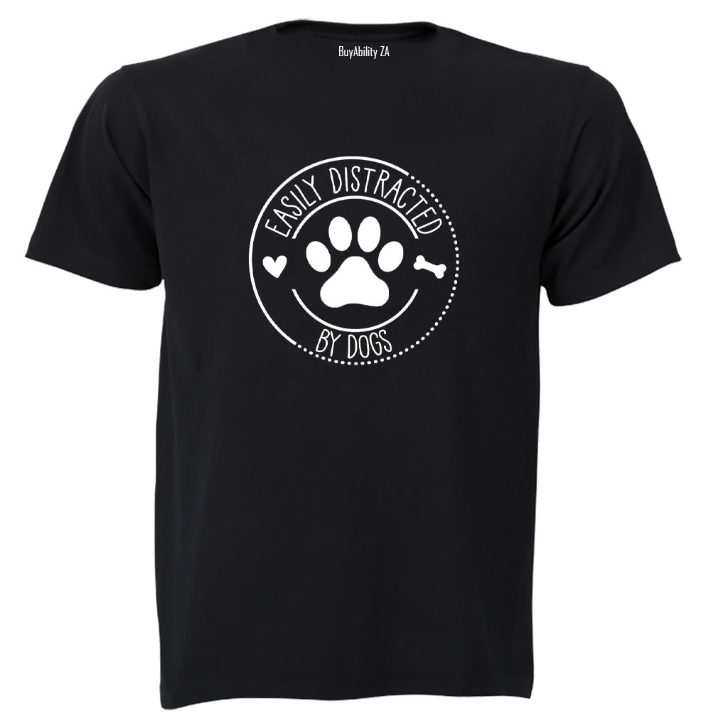 Distracted by Dogs - Adults - T-Shirt - BuyAbility South Africa