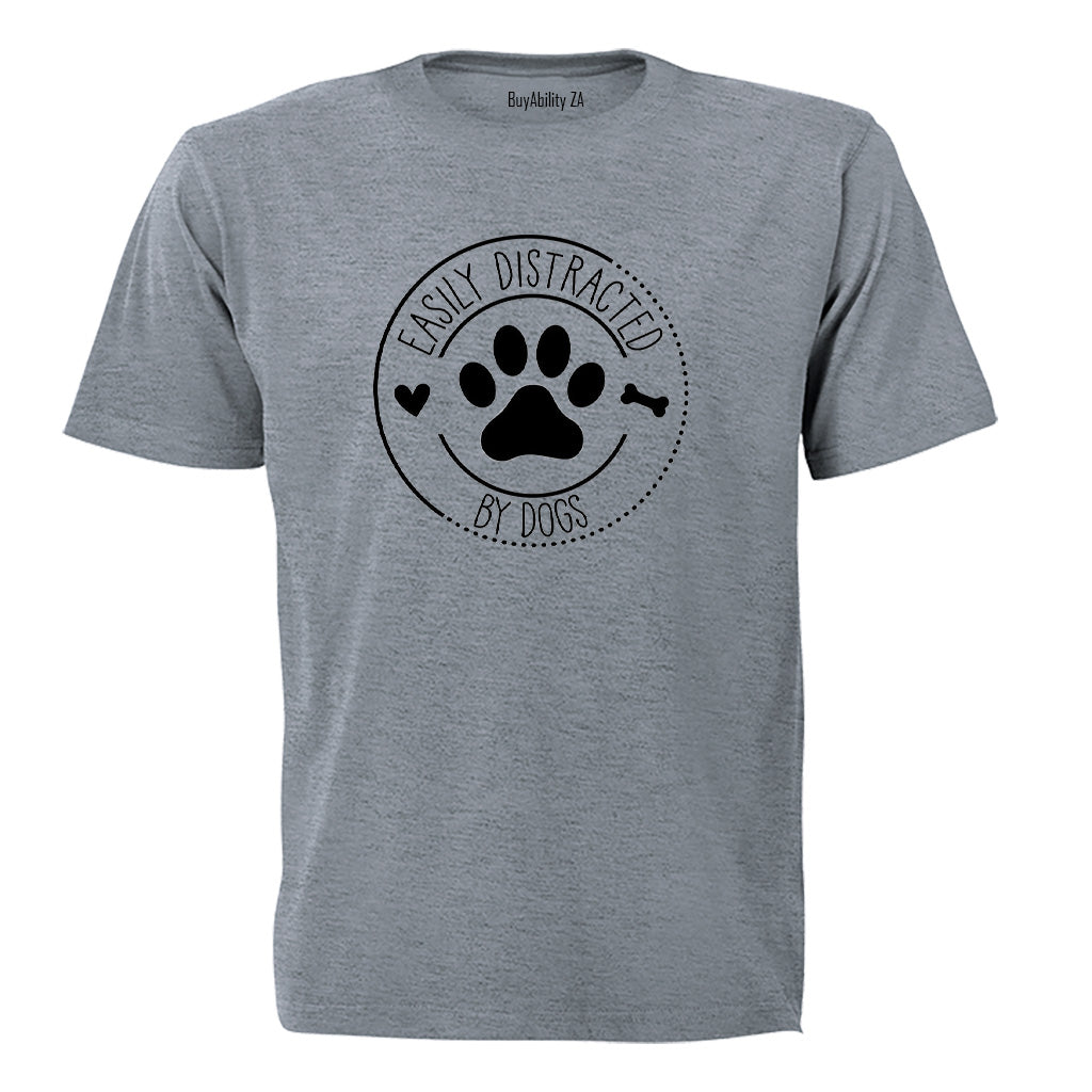 Distracted by Dogs - Adults - T-Shirt - BuyAbility South Africa