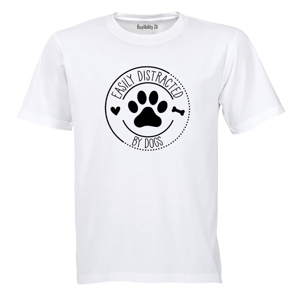 Distracted by Dogs - Adults - T-Shirt - BuyAbility South Africa