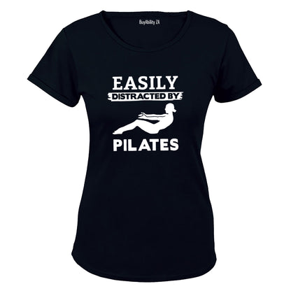 Easily Distracted by Pilates - Ladies - T-Shirt