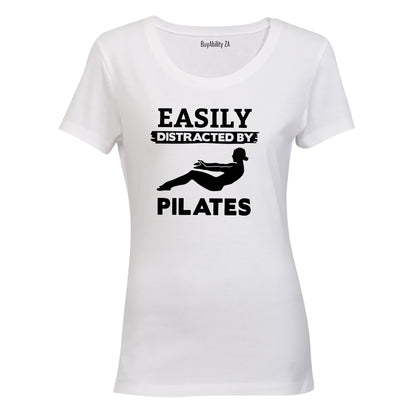 Easily Distracted by Pilates - Ladies - T-Shirt