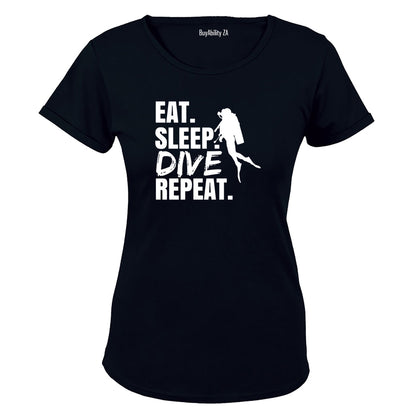 Dive Repeat Scuba - Ladies - T-Shirt - BuyAbility South Africa