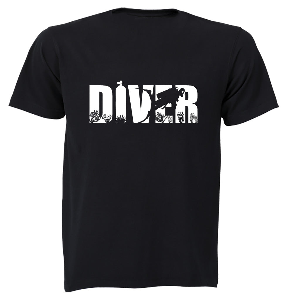 Diver - Scuba - Adults - T-Shirt - BuyAbility South Africa