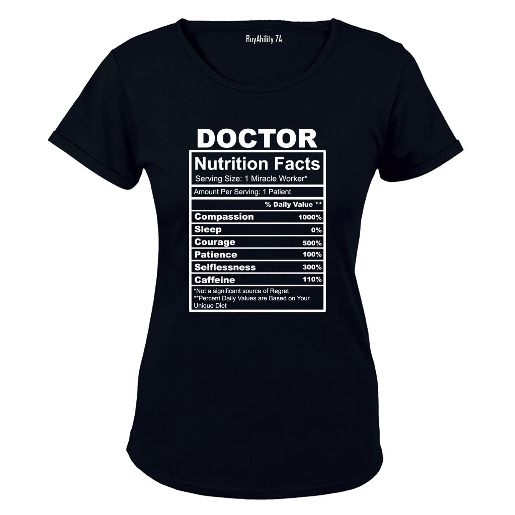 Doctor Nutrition Facts - Ladies - T-Shirt
