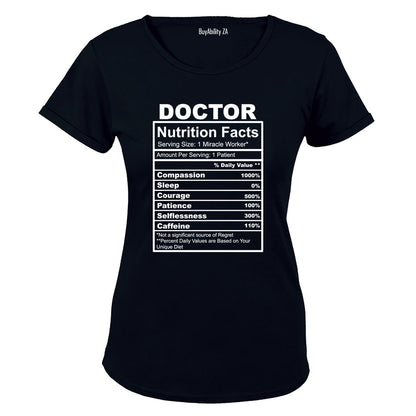 Doctor Nutrition Facts - Ladies - T-Shirt